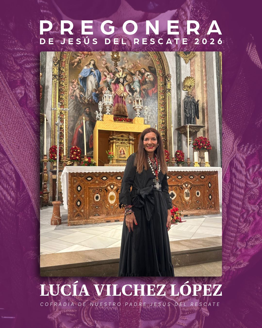 Pregonera de Nuestro Padre Jesús del Rescate 2026