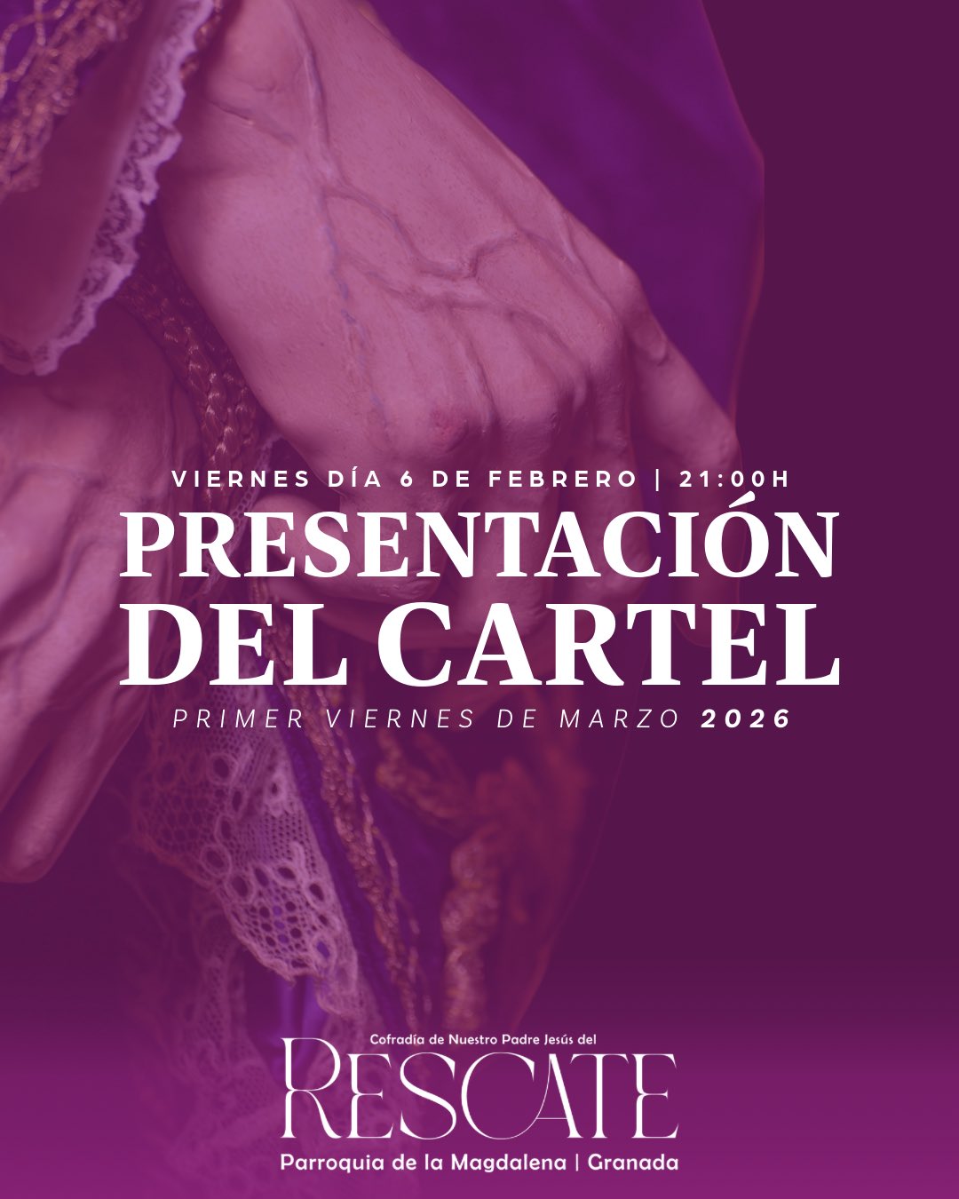 Presentación Cartel Primer Viernes de Marzo